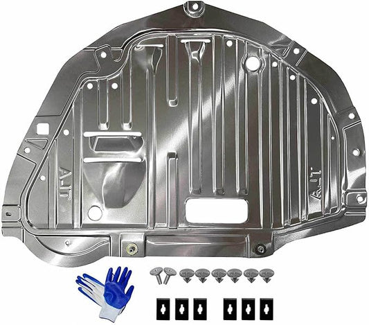 Aluminum Alloy Engine Splash Shield Guard Under Car Cover for Honda CRV Ex Exl 2017-2022 1.5l L4, 74112-TLA-A01