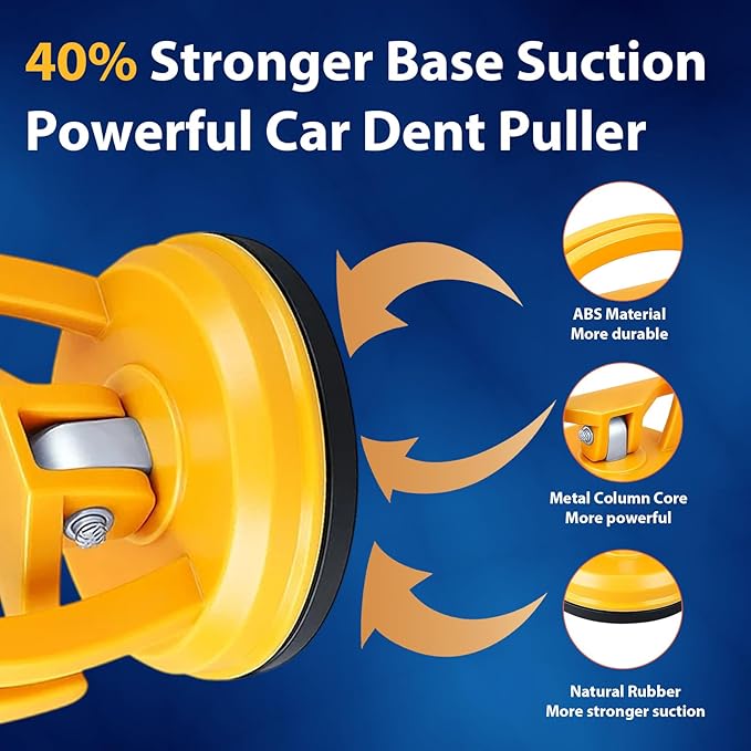 4 Pack Small Car Dent Pop Out Tool,Suction Cup Dent Puller, Dent Suction Puller for Vehicle Body Repair, Easy to Use Auto Dent Removal Kit with Strong Suction Cups