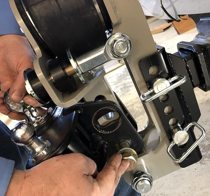 Shocker Air Equalizer for Weight Distribution Hitch, Fits 2-1/2" Hitch 5" Rise 2" Drop