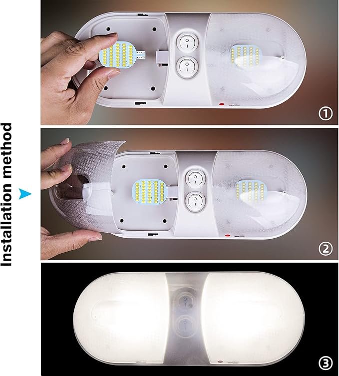 Super Bright T10 921 922 912 LED Bulbs for 12V RV Ceiling Dome Light RV Indoor Lights Camper Trailer Motorhome Marine Boat Dome Interior Light (4500K Natural White, 20)