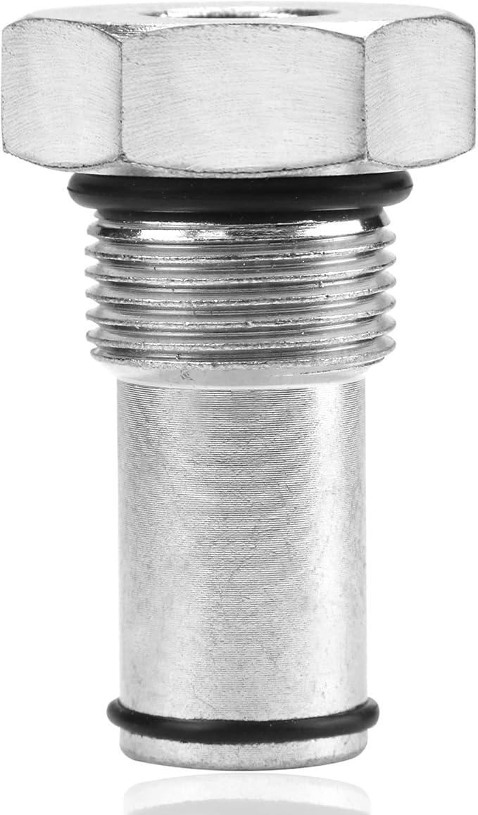 Mekar 2PCS Oil Rail Adapters Kits and 1 PC 6.0 High Pressure Oil Pump IPR Valve Air Test Fitting Tool Compatible with Ford 6.0L Powerstroke Diesel Engine