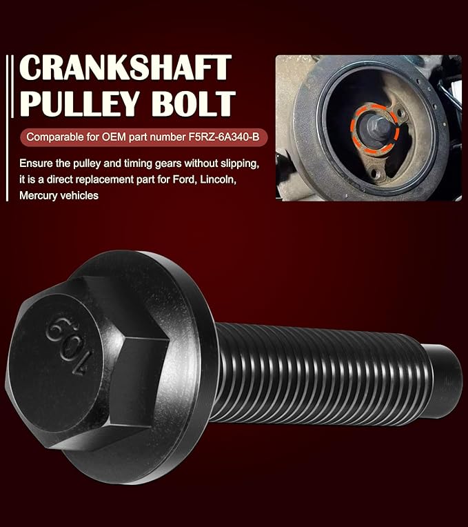 Timing Belt Tools Set for Ford 4.6L, 5.4L & 6.8L 3V Engines, Cam Phaser Holder & Mounting Bolt Tool, Timing Chain Locking Tool, Valve Spring Compressor Tool, Crankshaft Positioning & Pulley Bolt Tool