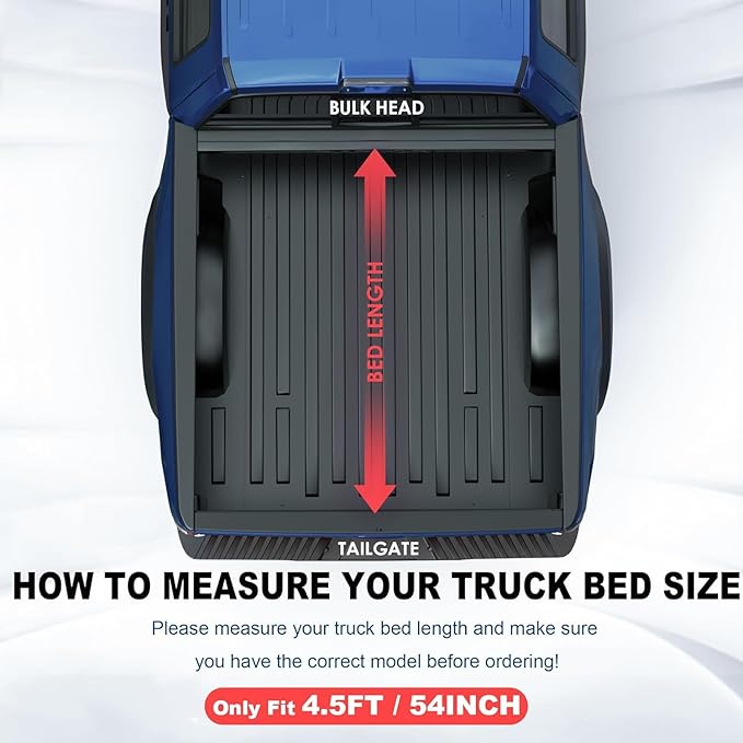 Hard Tri Truck Bed Tonneau Cover Compatible for 1999-2024 Ford F250/F350/F450 Super Duty Standard Short Bed 6'8"