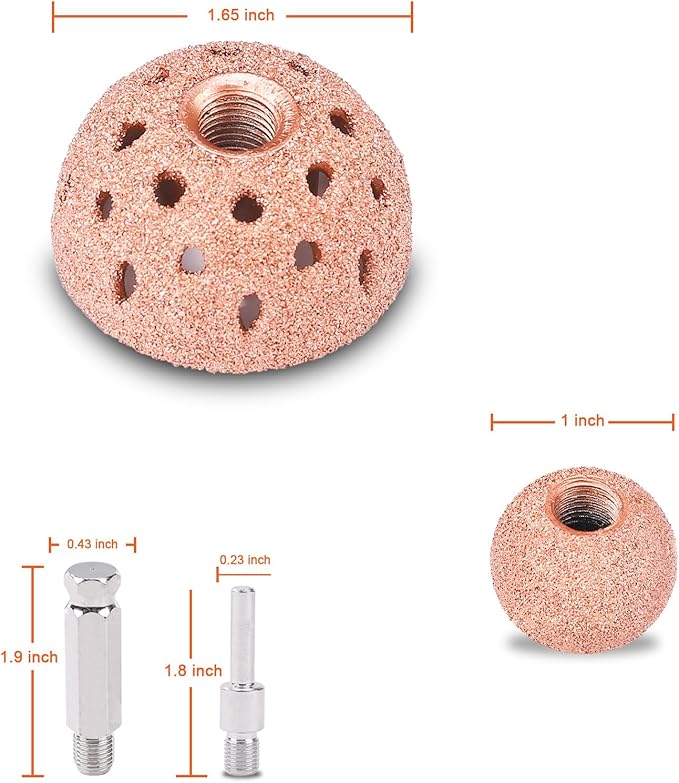 Tire Patch Repair Tools Tire Tungsten Carbide Buffing Wheels 25mm 42mm Tire Patch Roller Scraping Cutter for Car Tire Grinding Polishing Accessories Kit