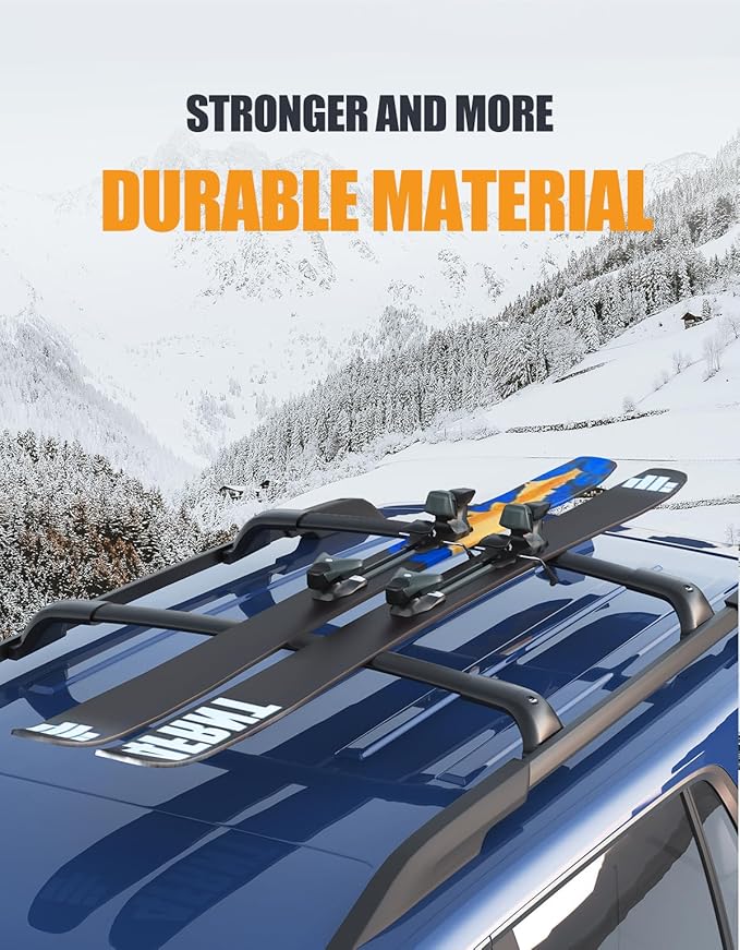 KINGGERI 260lbs Lockable Roof Rack Cross Bars Compatible with Honda Pilot 2023-2026 (Not for LX & EX-L).Heavy Duty All Aluminum Crossbars Rooftop Cargo Basket Luggage Kayak Canoe Snowboard Bike