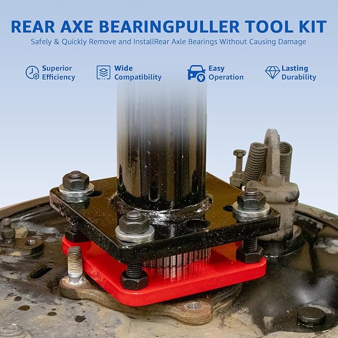HKTE Rear Axle Bearing & ABS Tone Ring Removal Tool,Durable Bearing Puller Set for 1st Gen Tacoma and 3rd Gen 4Runner