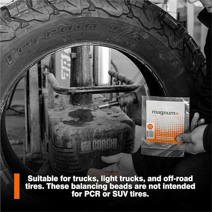 Martins Industries Magnum+ Tire Balancing Beads, Fleet tub 24 Bags, 6.5oz / 185g