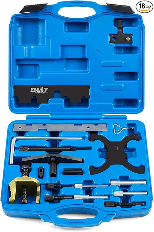 Orion Motor Tech Timing Tool Kit Compatible with Ford Fiesta Fusion Escape Mazda 1.4 1.6 1.8 2.0 Di/TDCi/TDDi ECOBOOST 1.6 Ti-VCT 1.5 1.6 VVT 2.3 2.5L Engine Replace 303-1097 303-1550 303-1556