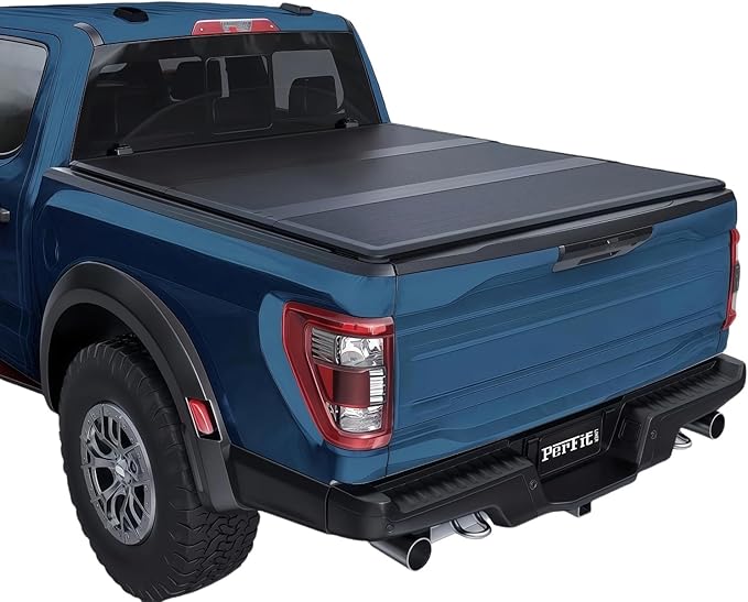Perfit Liner 5.5 FT (67") Bed FRP Hard Tri-Fold Tonneau Cover for 2015-2026 Ford F-150 Truck Cargo Topper Styleside/Fleetside (Not for Flareside/Stepside)
