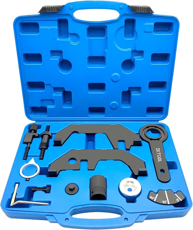 ZKTOOL Engine Timing Alignment Locking Tool kit Compatible with BMW N62 N73 Engine,Timing Chain & Camshaft Alignment Tool Kit Alt,119460.