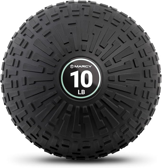 Marcy Slam Ball, 10–50 lbs Dead Weight, Non-Bounce, Sand-Filled Medicine Ball with Durable PVC Shell & Textured Grip for Slams, Tosses, Core & Full Body Training