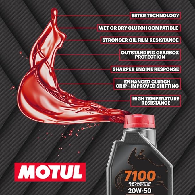 Motul 7100 20w50 100% Synthetic 1-Liter