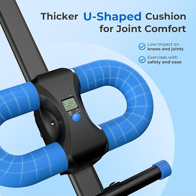 Ab Machine, Adjustable Ab Trainer Machine for Abs Workout at Home Gym, Foldable, Knee Protection, Abdominal Trainer for Stomach Workout