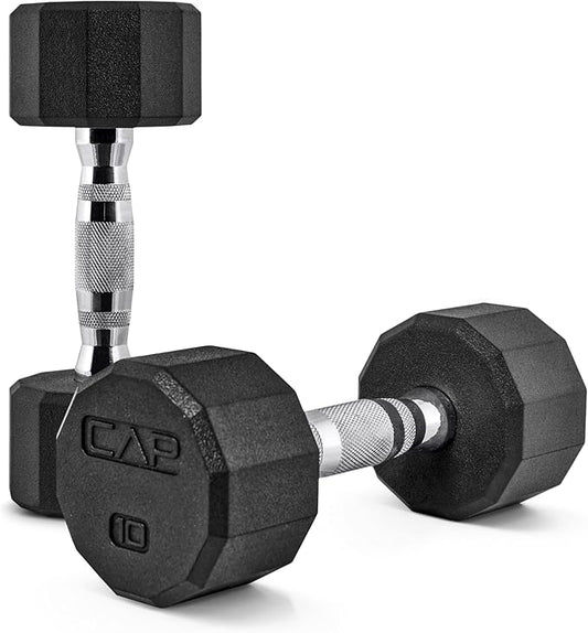 CAP Barbell Coated Dumbbell Weight | Multiple Options Pairs & Sets