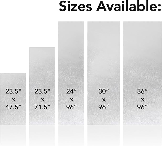 RESILIA Work Bench Mat - 23.5" X 71.5" X 0.06" Scratch-Resistant PVC Mats - Protect Your Workbench, Table, or Tool Station from Painting, Woodworking, Crafting, Building, & More, Clear, Made in USA