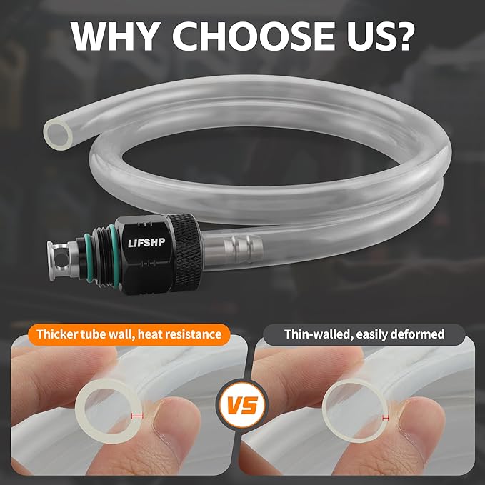 Oil Filter Drain Tool,Aluminum Alloy Upgraded Large Hole and Thickened Tube for Toyota, Lexus, Scion 2.0L - 5.7L Vehicles with Cartridge Style Filter System Oil Change Kit-Black