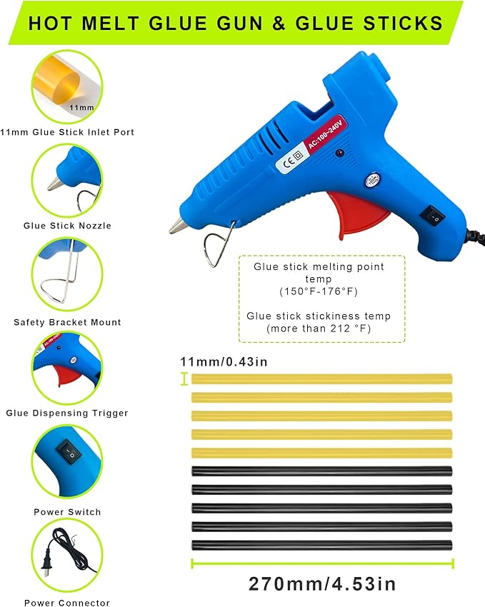 22pcs Car Dent Puller Kit,Paintless Dent Repair Kit for Dent Removal with Bridge Puller,Small Dent Remover Tool for Car Refrigerator Hail Damage Door DIY Repair