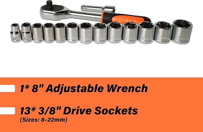 General Household Hand Tool Kit, Portable Complete Repair Tool Set for Homeowner Men, Basic Tool Box with Case for Home Car Dorm