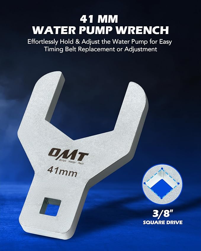 Orion Motor Tech Engine Camshaft Tensioning Locking Alignment Timing Belt Tool Kit with Water Pump Wrench, Camshaft Holding Tool Compatible with Aveo Chevy Cruze Fiat Alfa Romeo 1.4 1.6 1.8 L