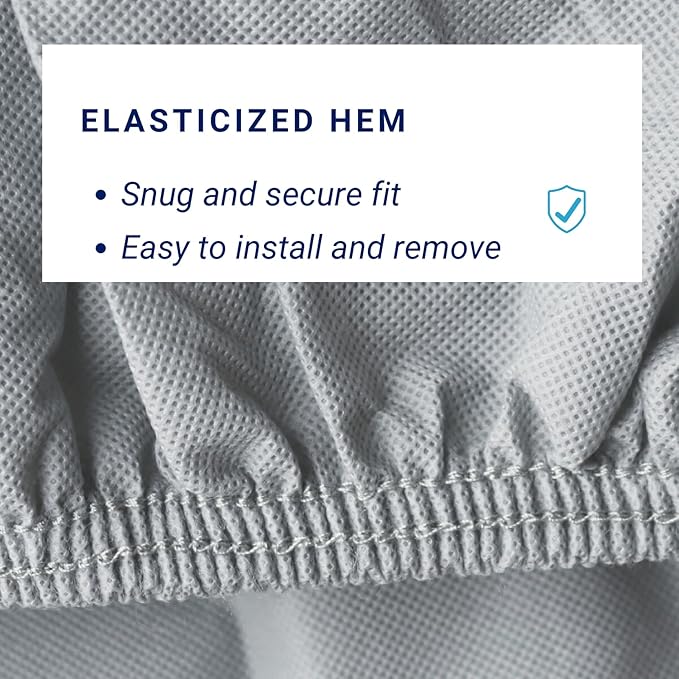 SavvyCraft Economic Guard Travel Trailer Camper Cover, Breathable RV Trailer Cover Fits 16 feet to 17 feet