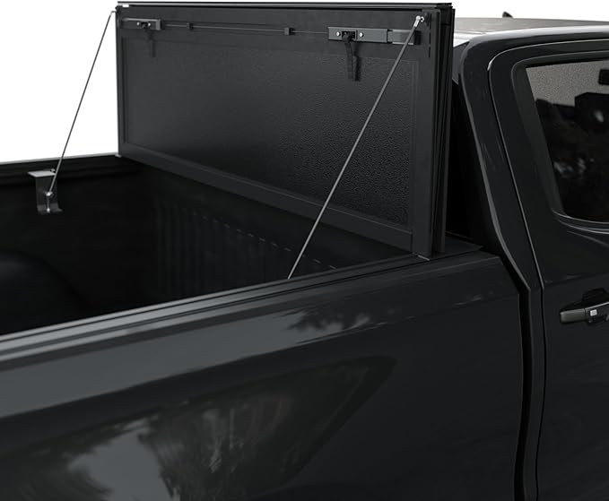 Tutel Low Profile Hard Shell Flip-Up Truck Bed Tonneau Cover|Fits 2007–2021 Toyota Tundra 5'6" Bed (66.7") - TTLTMLPFU026