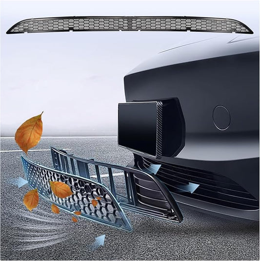 Front Grille Mesh Inserts for Tesla Model 3 2024, Grille Grid Inserts compatible with Tesla Model 3, Front Grille Mesh Inserts for Tesla Model 3 Accessories（High Ventilation)
