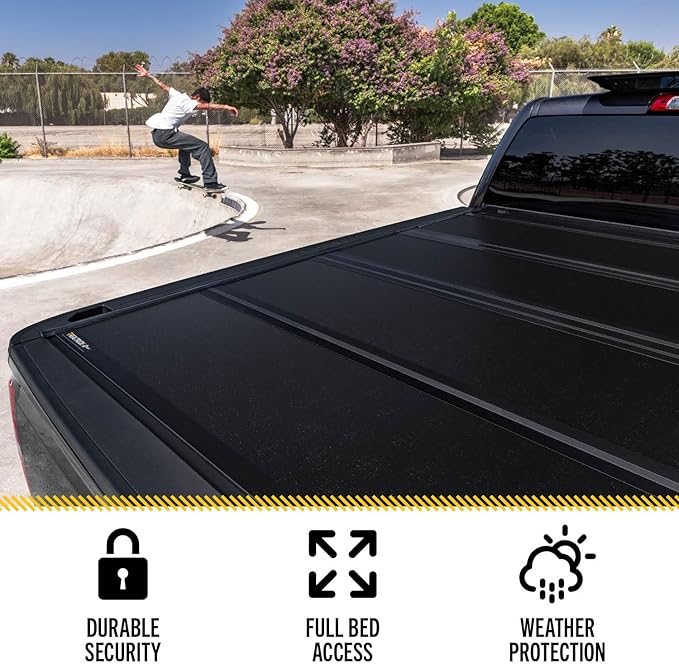 RealTruck BAK BAKFlip G2 Hard Folding Truck Bed Tonneau Cover | 226225 | Fits 2020-2025 Ram 1500 (New Body Style) Works w/Multi-Function (Split) Tailgate 6' 4" Bed (74.5")