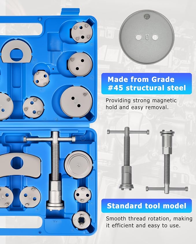 DAYUAN Disc Brake Caliper Piston Rewind Tool Kit Set for Almost Cars Trucks and Four-Wheel Drive Vehicles