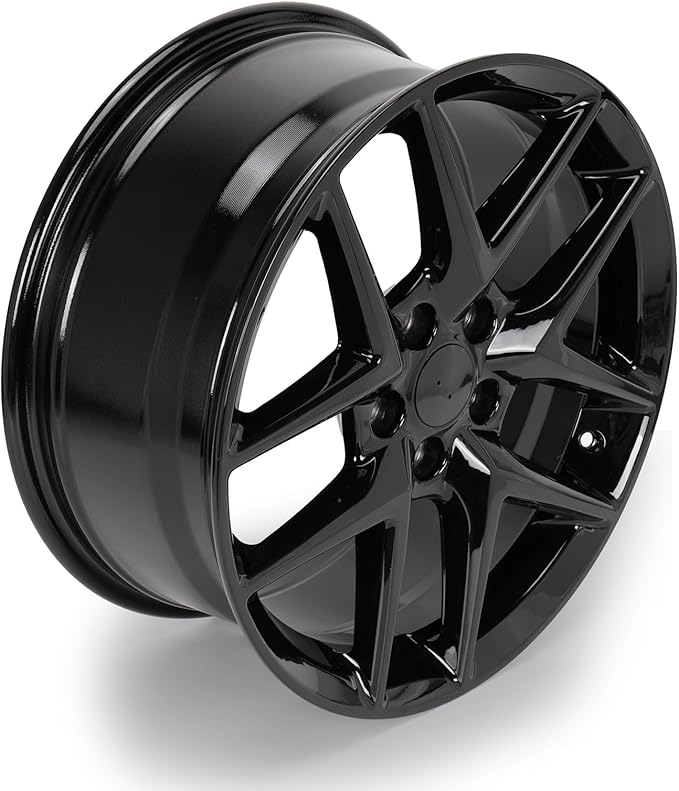 New 18" x 8" Aluminum Alloy Replacement for OE Wheel Rim Compatible with Honda Civic 2016-2024, Gloss Black, PCD 5x114.3