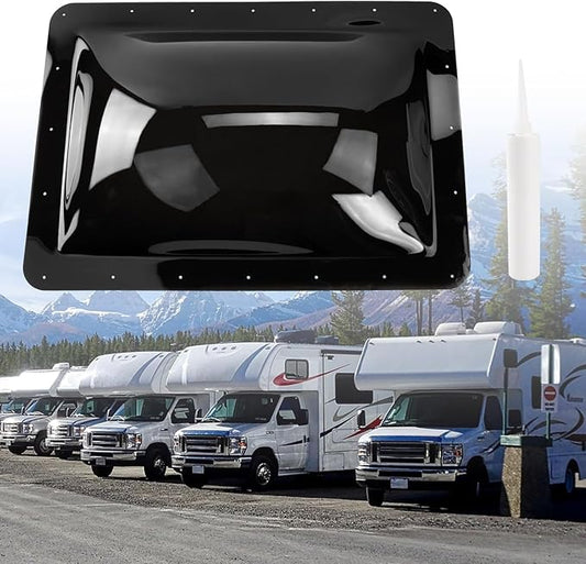 SL1422 RV Skylight Replacement,18" x 26" Camper Skylight fits Standard 14" x 22" Openings 16" x 26" Overall,RV Shower Bathroom Skylight Cover - SL1422DS(Dark Smoke)