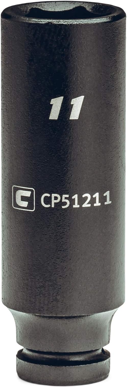 Capri Tools 11 mm Deep Impact Socket, 1/4-Inch Drive, 6-Point, Metric
