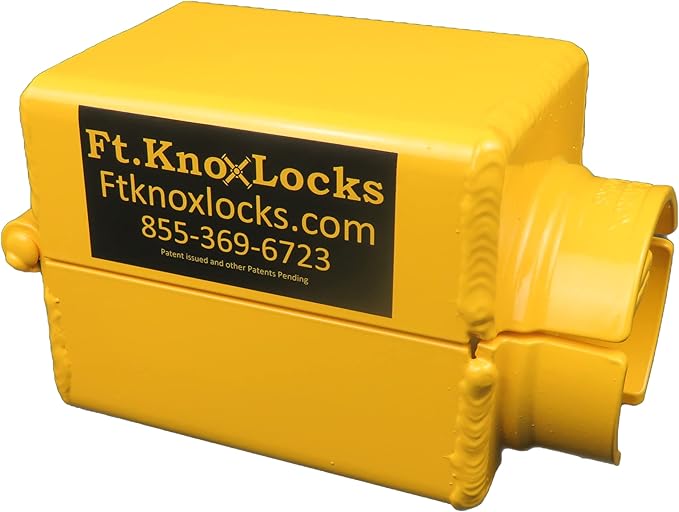 Ft. Knox Locks Curt Style Bumper Pull Coupler/Hitch Trailer Lock with Trimax Puck Lock