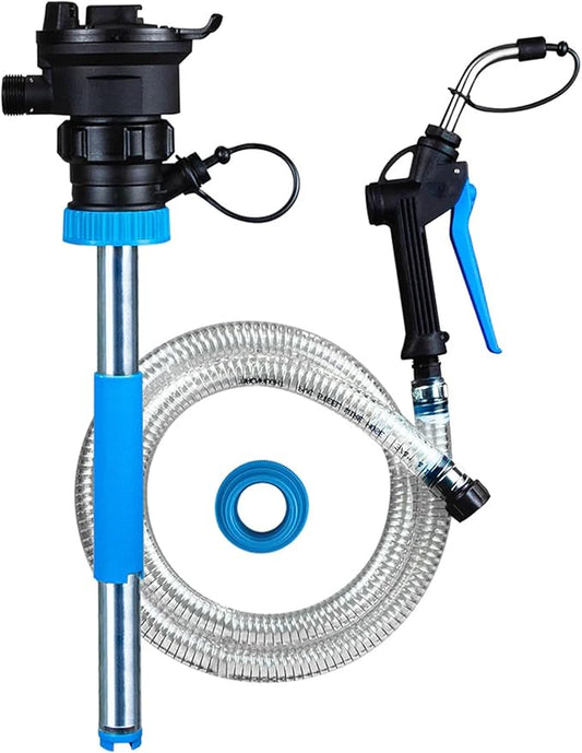 Macnaught BOP20 Battery Powered 5 Gallon Bucket Oil Transfer Pump Stem Kit. Everything Needed to Pump Oil, ATF or Coolants (5 Gallon Universal Stem Kit)