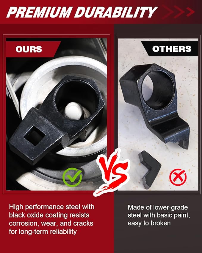 BETOOLL 50mm Crankshaft Crank Pulley Wrench Holder Tool Removal Holding Spanner kit Compatible with Honda and Acura Engines