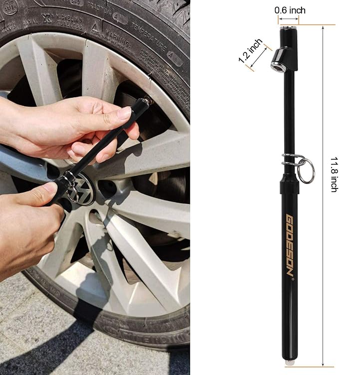 GODESON Dual Head Tire Pressure Gauge, Heavy Duty Pencil Tire Gauge Range 10-150PSI,Dual Head Truck Pen Air Pressure Gauge (Pack of 20)…