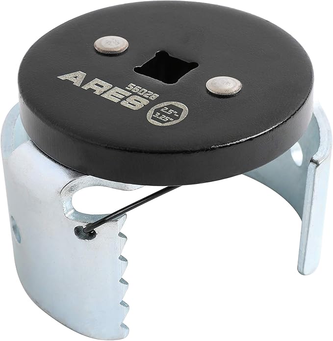 ARES 56028 - Universal Oil Filter Wrench - 3/8-Inch Drive - Removes 2.5 to 3.25-inch Diameter Spin-On Style Oil Filters
