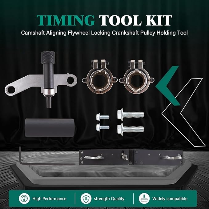 GM Camshaft Timing Tool Kit for 1.0L 1.2L Ecotec Engine, Compatible with Chevrolet Onix and Tracker, Replaces CR490 CR490-A, Includes Flywheel Lock and Crank Pulley Holder with 22mm Socket