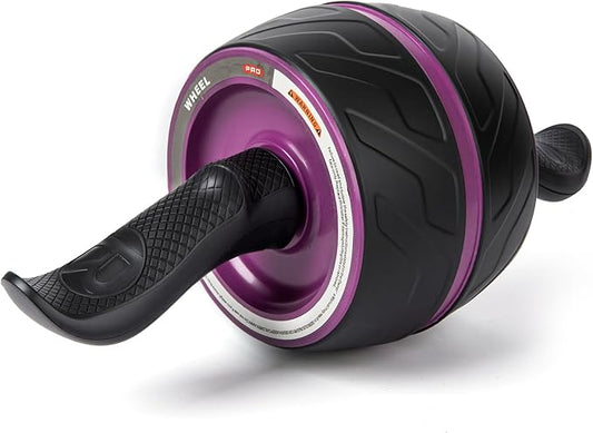 Ab Roller Wheel with Knee Pad Mat,Automatic Rebound Abdominal Wheel Abs Workout Equipment,Home Gym Equipment,No Noise Ab Wheel for Men&Women Abdominal