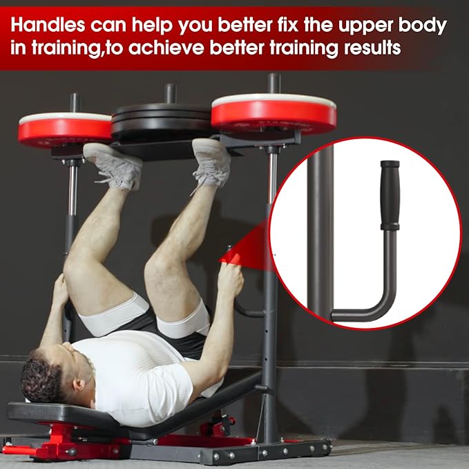 GMWD Vertical Leg Press Machine, Leg Strength Training Machine with Linear Bearing, Lower Body Special Machine Home Gym