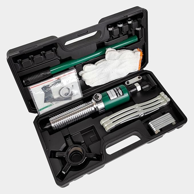 Hydraulic Gear Puller, 5 Ton Max. Capacity Hydraulic Puller, 2 or 3 Jaws Bearing Hub Separator, Hydraulic Puller Separator Tool for Pulling Hubs (8 inch JAW)