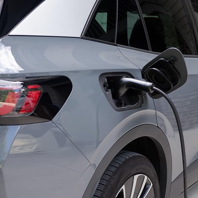 Battery Tender eCharge 48 AMP EV Charger - Level 2 Mounted Indoor Outdoor Fast Electric Vehicle Charging Station with Flexible 25ft Cable NEMA 14-50 - 022-3019-DL-WH