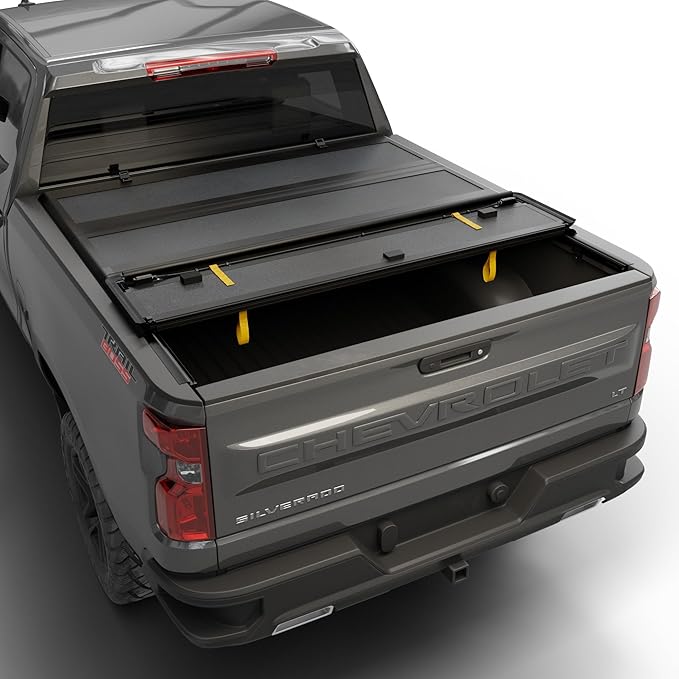 EZ Fold Hard Tonneau Cover Fits 2019-2026 Chevy/GMC Silverado/Sierra 5'8" Bed (69.6")
