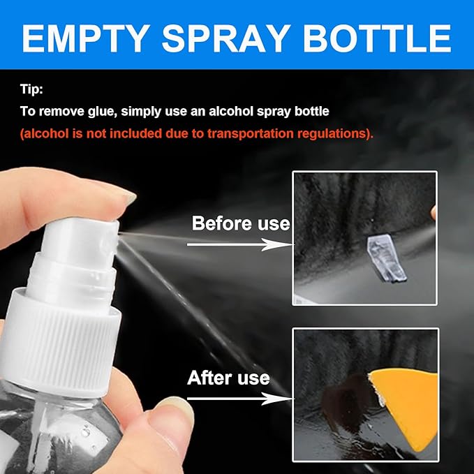 97pcs Dent Puller Kit, Paintless Dent Removal Kit for Dent Repair, Dent Repair Kit with Golden Lifter, Slide Hammer T-Bar, Bridge Puller, Car Dent Puller Tool for Auto Hail Damage Door Ding