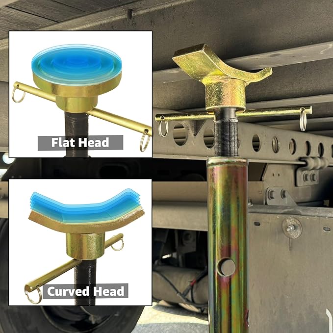 BESTOOL 16 Ton Heavy Duty Jack Stands – 35,000 lbs Capacity, Adjustable 26" to 40.9", for Trucks, Buses, Tractors, Trailers & Construction Equipment