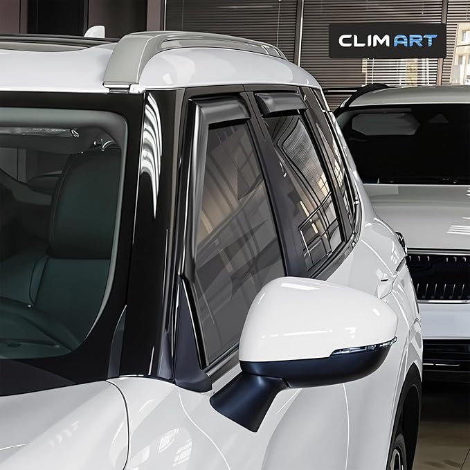 CLIM ART in-Channel Incredibly Durable Rain Guards for Mitsubishi Outlander 2022-2026, Original Window Deflectors, Vent Window Visors, Vent Deflector, 4 pcs. - 622479