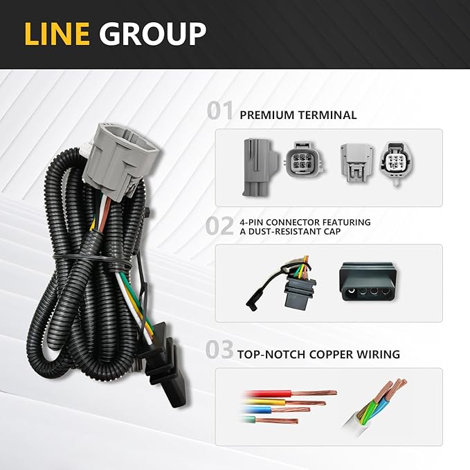 Tow Hitch 2 Inch, for Jeep Wrangler Hitch Trailer Kit with 4-Pin Wiring Harness Compatible with 2007-2018 JK JKU Hitch Receiver with Cover, 2 Inch Rear Bumper Towing Combo (2/4 Doors Unlimited)