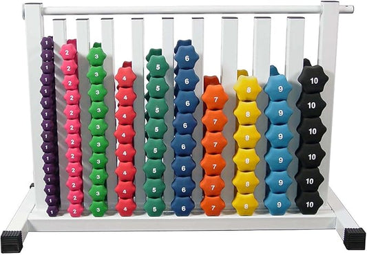 Ader Neoprene Dumbbell Set w/Rack