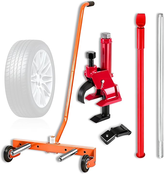 Manual Tire Bead Breaker and Tire Bead Breaker Slide Hammer and Tire Dolly for Tire Changing Tool Tire Changer Kit