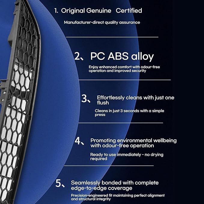 Front Grill Mesh for Tesla Model Y 2025-2026 Juniper, Snap-On Radiator Guard with Debris Protection – Blocks Leaves, Rocks & Insects, No-Drill ABS & Stainless Steel Grille Insert