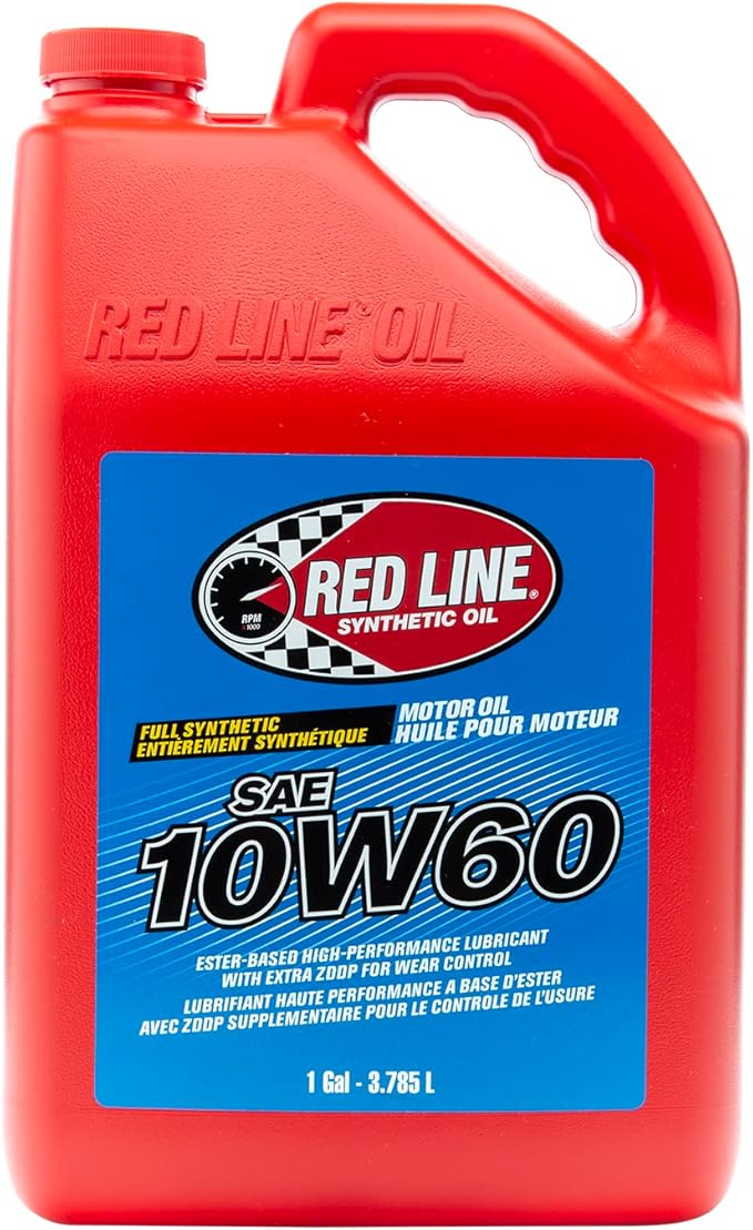 Red Line 11705 SAE 10W60 Fully Synthetic Motor Oil - 1 Gallon